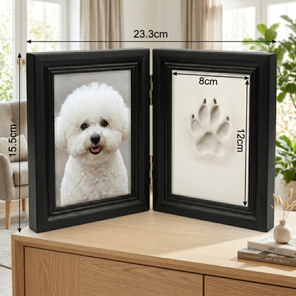 Karmella PawPrint – Elegancka ramka z odciskiem łapki i zdjęciem (Zestaw DIY)